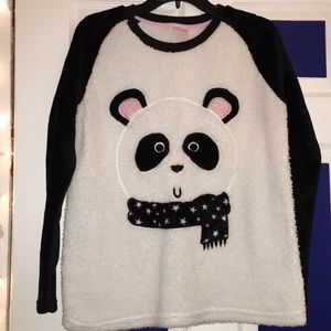 Panda pajama top